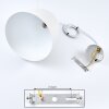 Bakou Hanger Wit, 1-licht