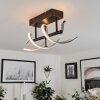 Khovet Plafondlamp LED Zwart, 1-licht