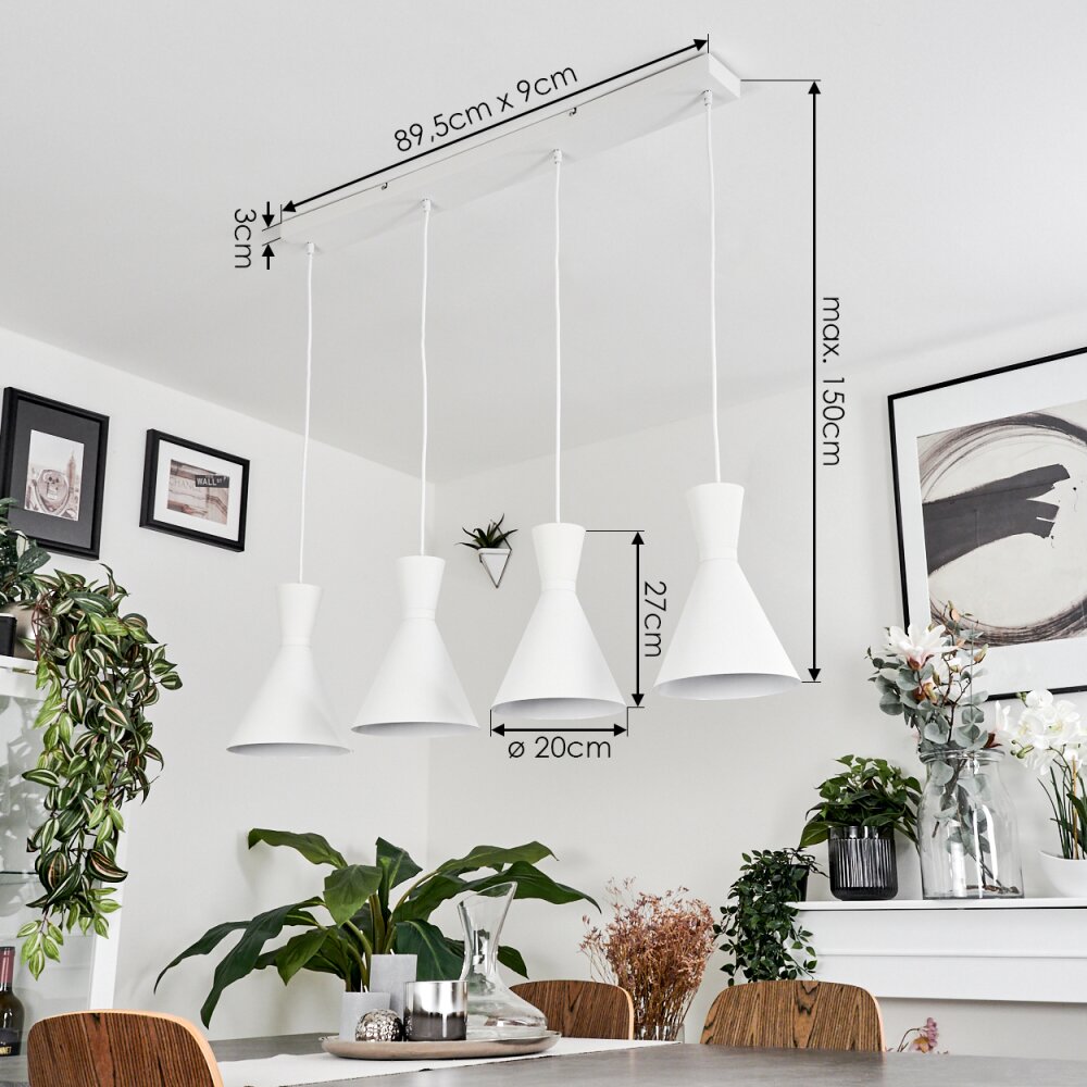 Vijes Hanger Wit, 4-lichts