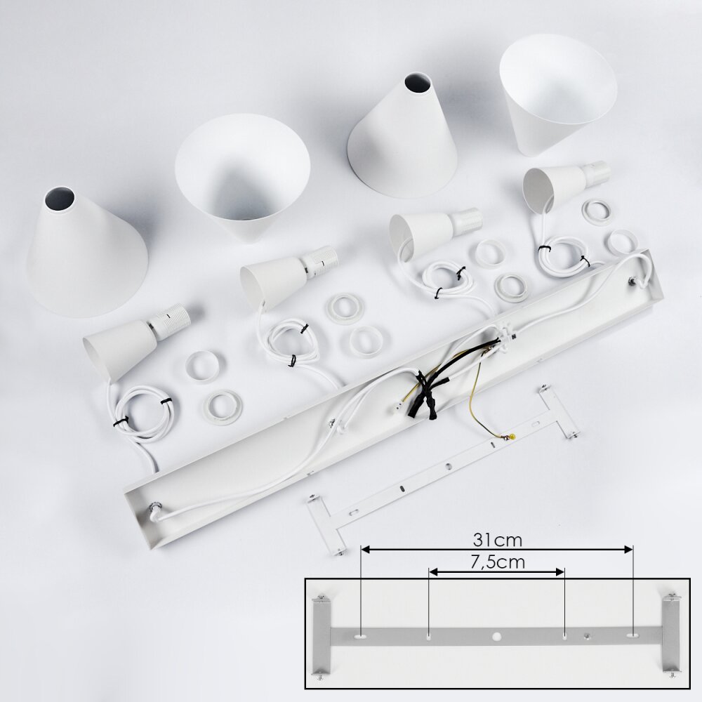 Vijes Hanger Wit, 4-lichts