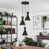 Vijes Hanger Zwart, 3-lichts