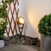 Phniet Tuinspot LED Zwart, 1-licht, Afstandsbediening, Kleurwisselaar