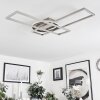 Lillavois Plafondlamp LED Nikkel mat, 1-licht, Afstandsbediening