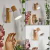 Kouek Muurlamp Natuurlijke kleuren, Wit, 1-licht