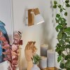 Kouek Muurlamp Natuurlijke kleuren, Wit, 1-licht