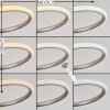 Olok Plafondlamp LED Nikkel mat, 1-licht, Afstandsbediening