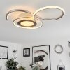 Olok Plafondlamp LED Nikkel mat, 1-licht, Afstandsbediening