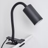 Javel Klemlamp Zwart, 1-licht