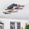 Tavon Plafondlamp LED Natuurlijke kleuren, Zwart, 1-licht