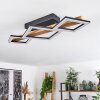 Tavon Plafondlamp LED Natuurlijke kleuren, Zwart, 1-licht