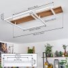 Pompu Plafondlamp LED Natuurlijke kleuren, Wit, 1-licht