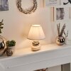 Chrouy Tafellamp Beige, Chroom, 1-licht