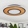Chrop Plafondlamp LED Zwart, 1-licht