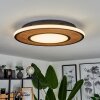 Chrop Plafondlamp LED Zwart, 1-licht
