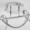 Dauntey Plafondlamp LED Chroom, 1-licht
