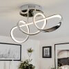 Dauntey Plafondlamp LED Chroom, 1-licht