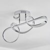 Dauntey Plafondlamp LED Chroom, 1-licht