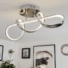 Dauntey Plafondlamp LED Chroom, 1-licht