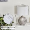 Lahnus Tafellamp Chroom, Zilver, 1-licht