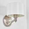 Manhenha Muurlamp Nikkel mat, 1-licht