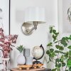 Manhenha Muurlamp Nikkel mat, 1-licht