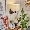 Manhenha Muurlamp Zwart, 1-licht