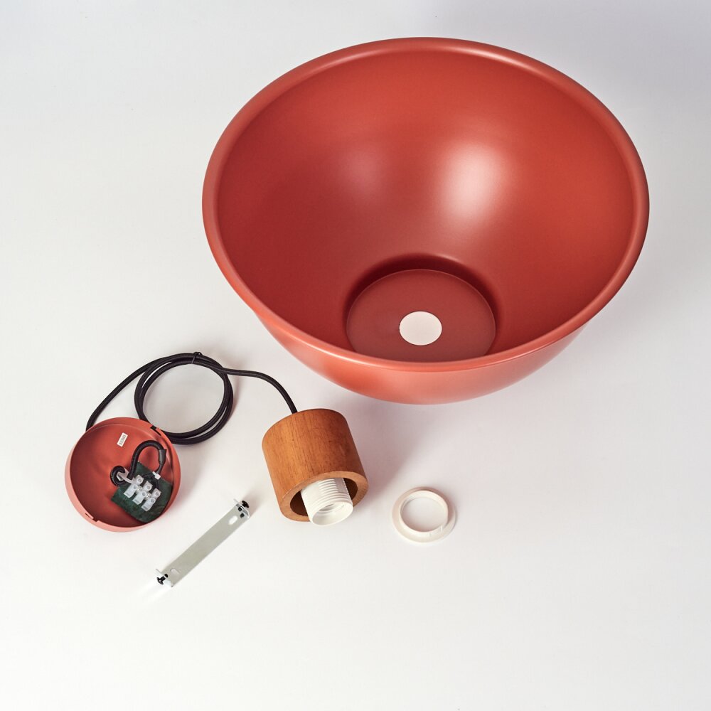 Chipou Hanglamp Red, 1-licht