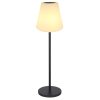 Globo SOLAR Tafellamp LED Zwart, 2-lichts, Afstandsbediening, Kleurwisselaar