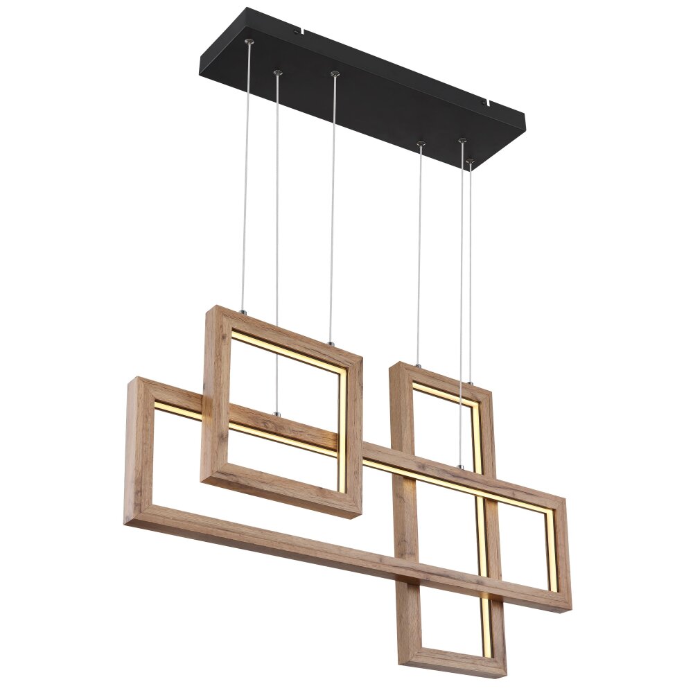 Globo MANDERA Hanger LED Zwart, 1-licht main product photo