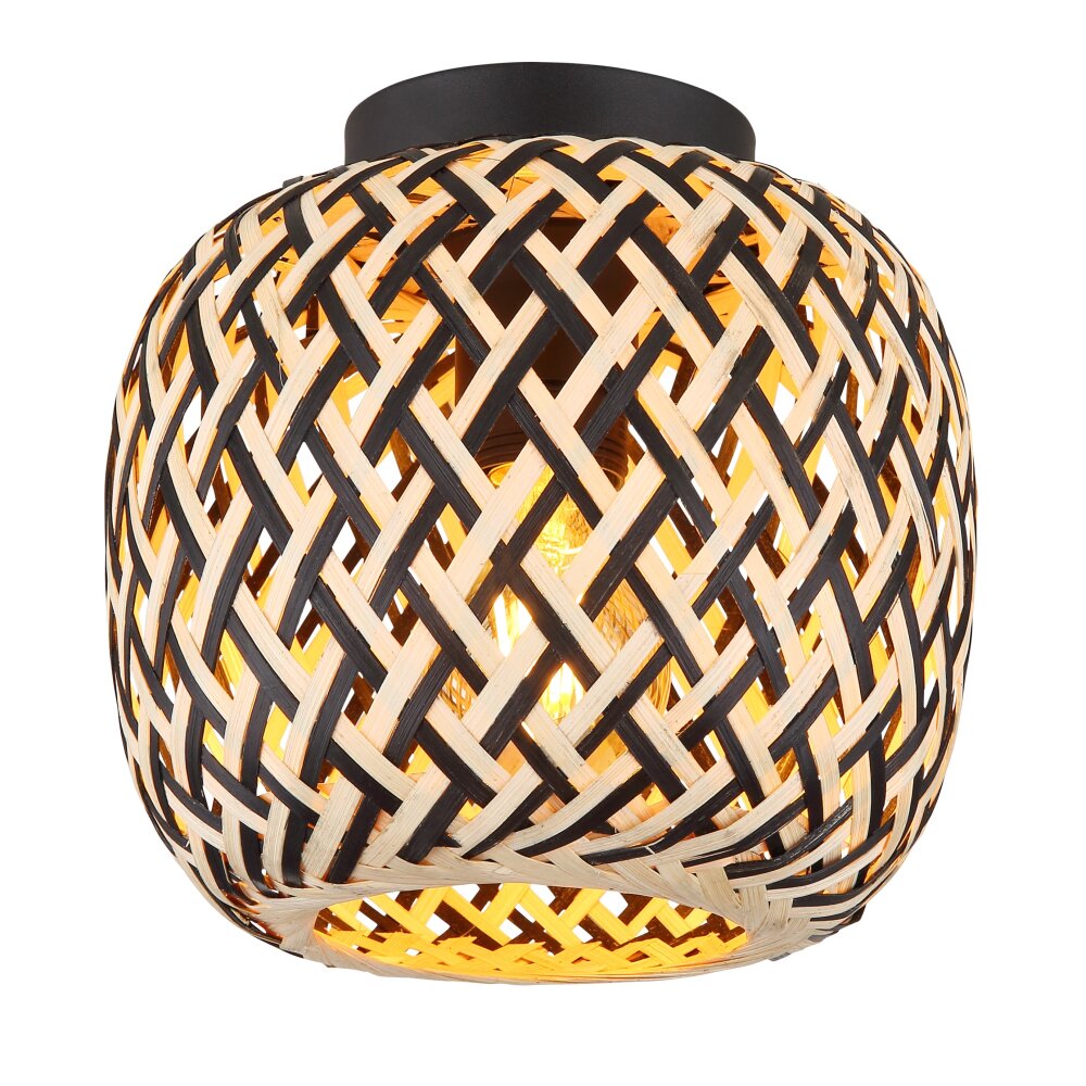 Globo COLLY Plafondlamp Zwart, 1-licht main product photo