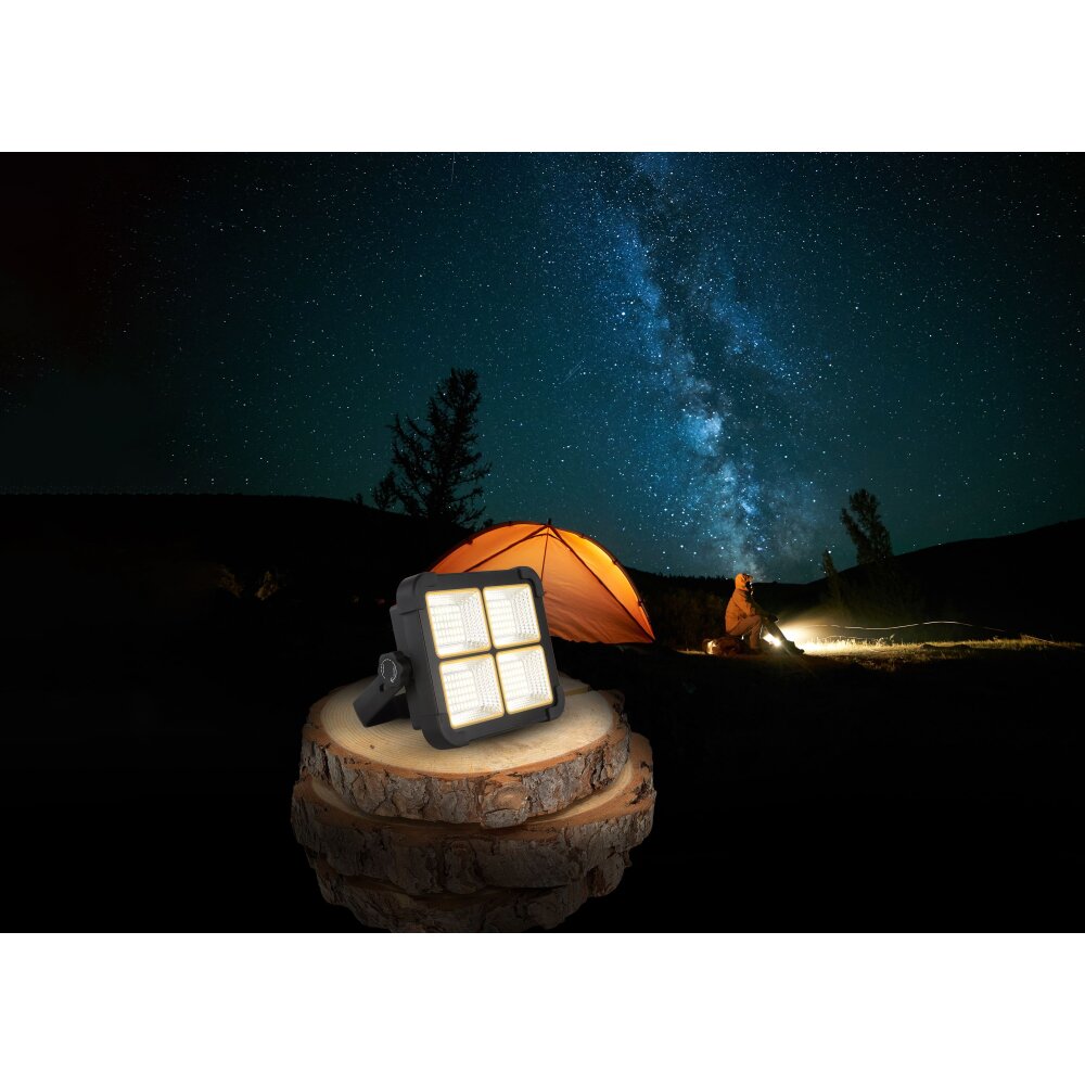 Globo SOLAR Tuinspot LED Zwart, 1-licht main product photo