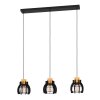 Eglo STILLINGTON Hanger Natuurlijke kleuren, Zwart, 3-lichts