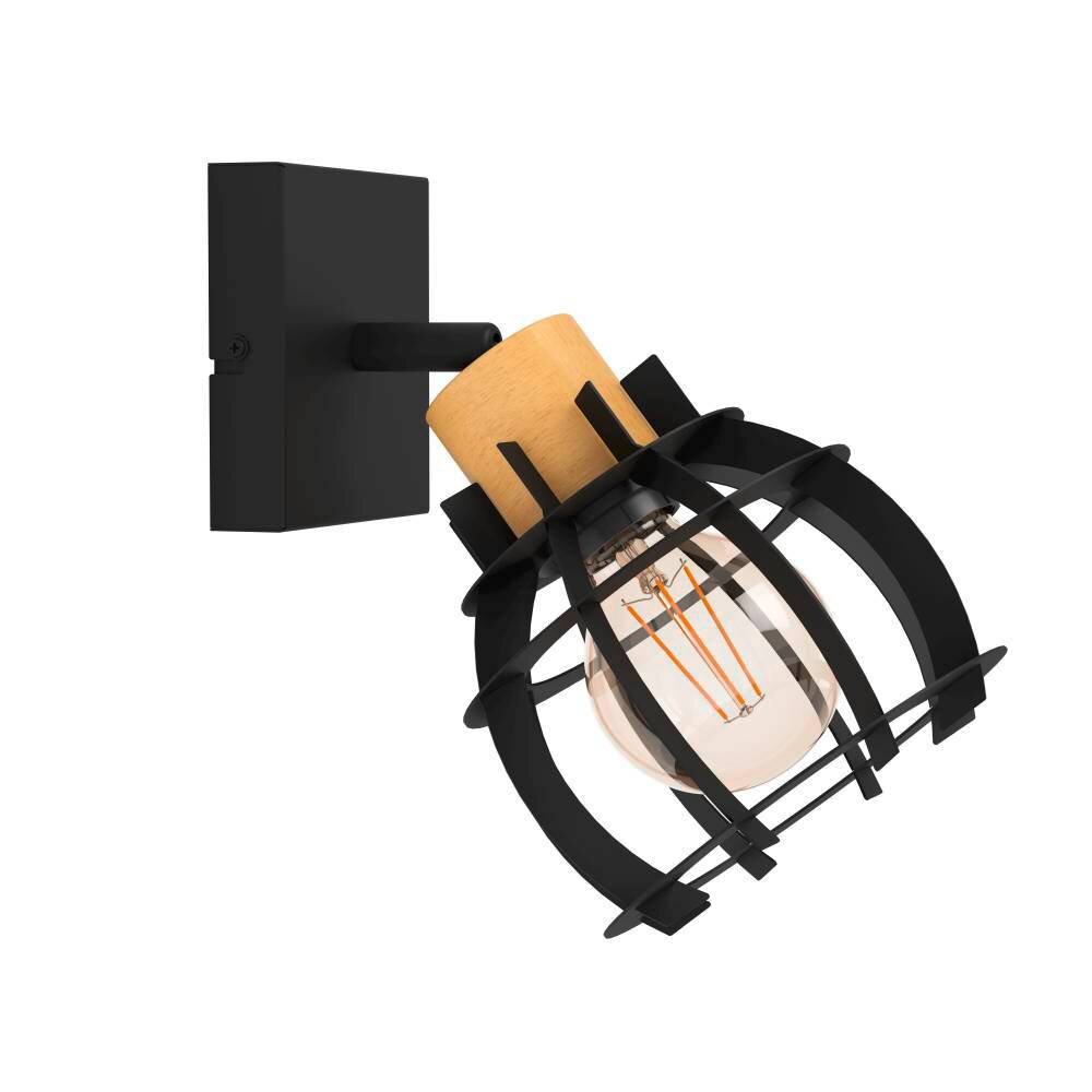 Eglo STILLINGTON Muurlamp Natuurlijke kleuren, Zwart, 1-licht main product photo