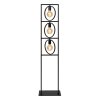 Lucide SUUS Staande lamp Zwart, 3-lichts