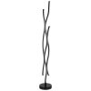 Globo GERONIMO Staande lamp LED houtlook, Zwart, 1-licht