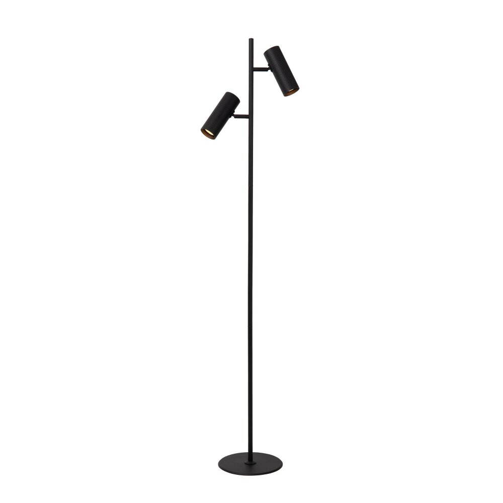 Lucide CLUBS Staande lamp Zwart, 2-lichts main product photo