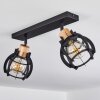 Dandin Plafondlamp Zwart, 2-lichts