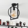 Srelau Plafondlamp Zwart, 1-licht