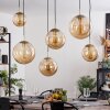 Voluntad Hanglamp Messing, Zwart, 6-lichts