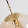 Voluntad Hanglamp Messing, Zwart, 6-lichts