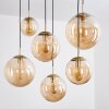 Voluntad Hanglamp Messing, Zwart, 6-lichts