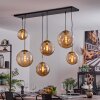 Voluntad Hanglamp Messing, Zwart, 6-lichts
