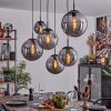 Voluntad Hanglamp Zwart, 6-lichts