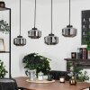 Gondim Hanger Zwart, 4-lichts