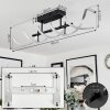 Khovet Plafondlamp LED Zwart, 1-licht