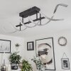 Khovet Plafondlamp LED Zwart, 1-licht