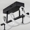 Khovet Plafondlamp LED Zwart, 1-licht