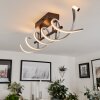Khovet Plafondlamp LED Zwart, 1-licht