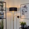 Murteirinha Staande lamp Messing, Zwart, 2-lichts