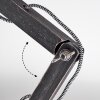 Tukchor Staande lamp Zwart, 1-licht